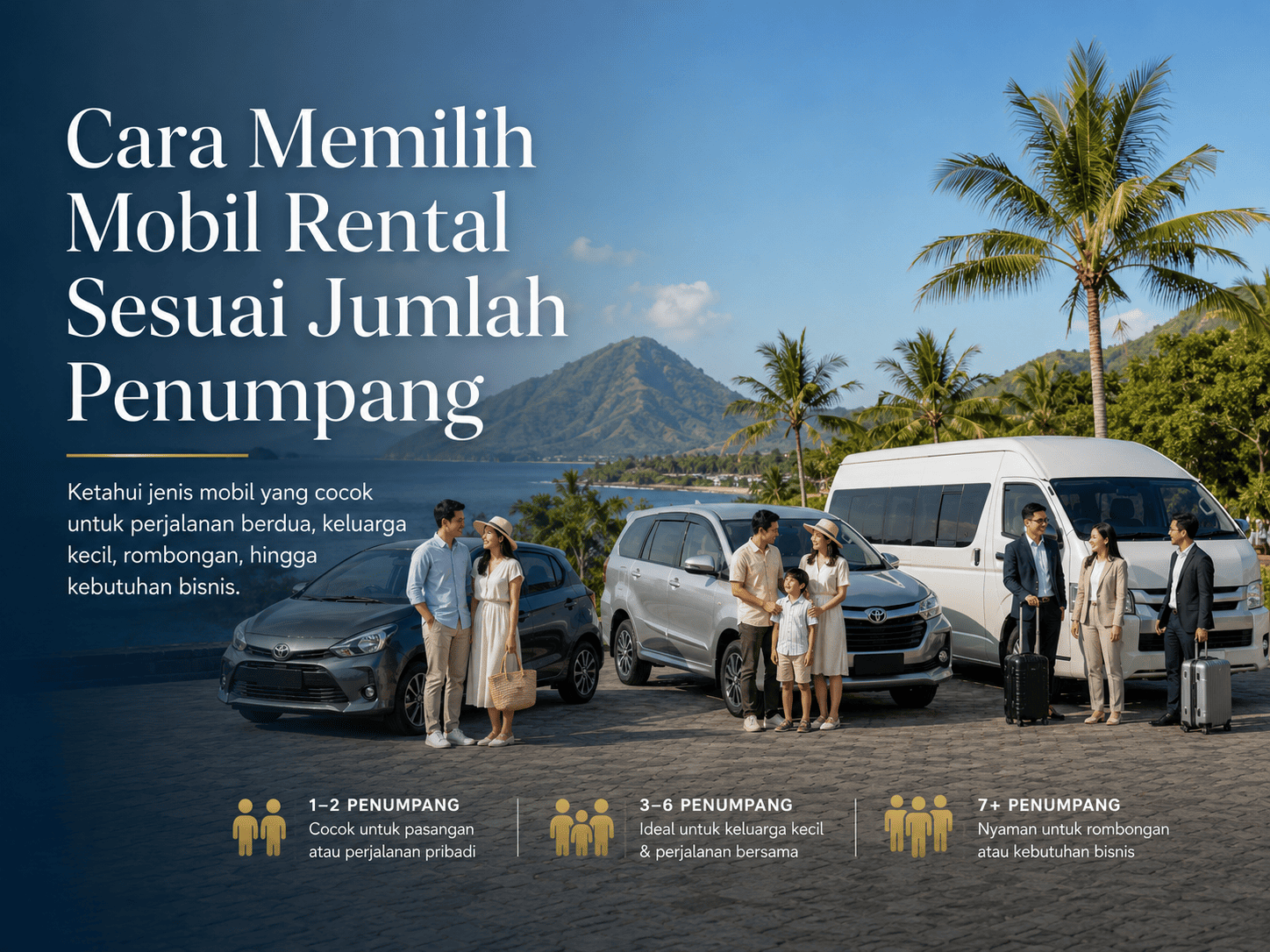 Cara Memilih Mobil Rental Sesuai Jumlah Penumpang